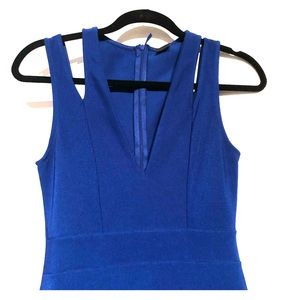 Royal Blue Privy Bodycon dress Sz M